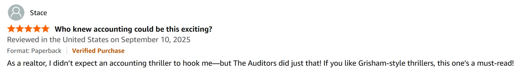 Review 15 for The Auditors