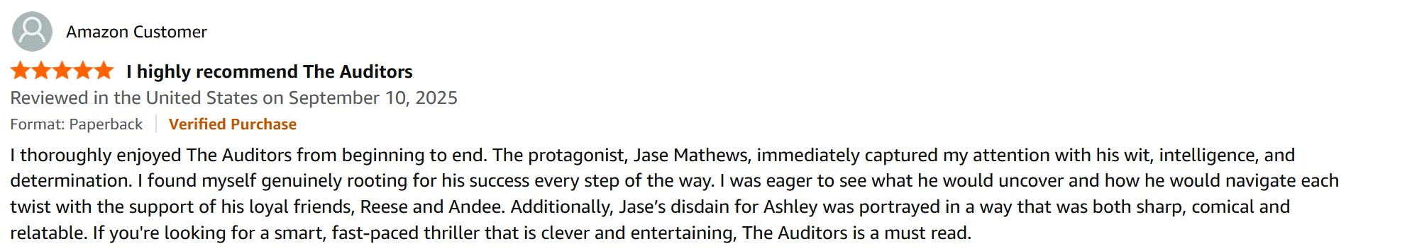 Review 2 for The Auditors