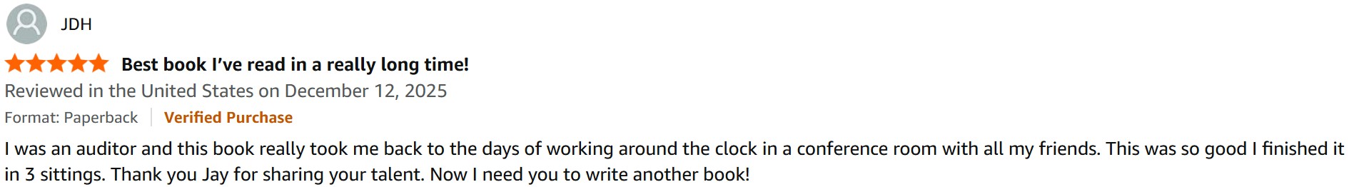 Book Review 7 for The Auditors