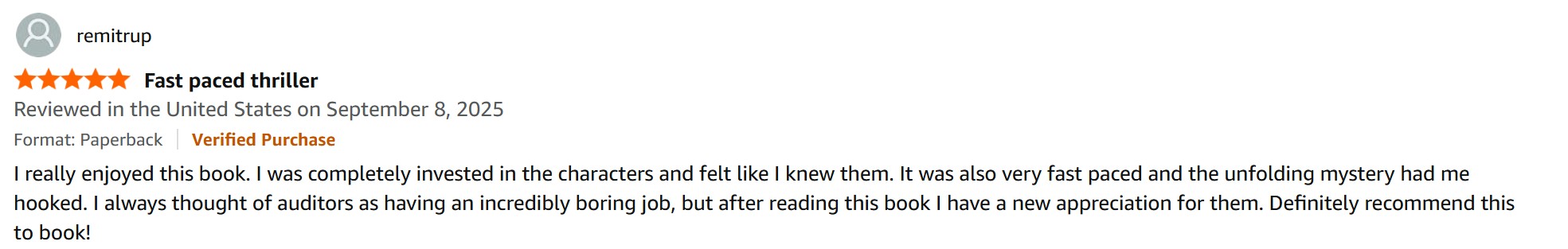 Review 3 for The Auditors