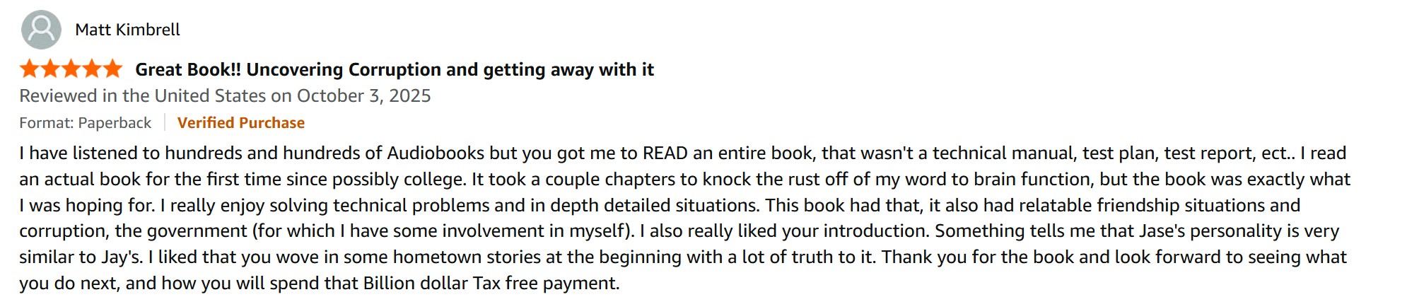 Review 6 for The Auditors