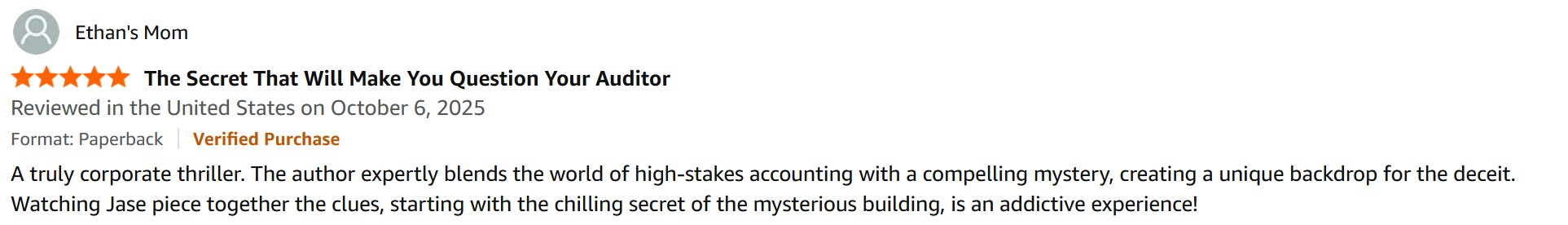 Review 8 for The Auditors